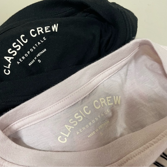 Aeropostale Women’s Classic Crew Fitted T-Shirt‎ Bundle 2 Shirts Size Small - Picture 6 of 7